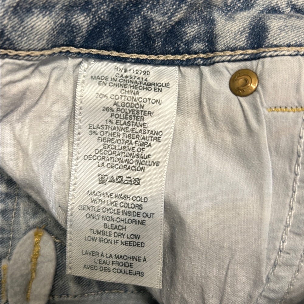 True Religion Light Wash , Low Rise, Crochet ,Joey Flare Jeans - Picture 13 of 13